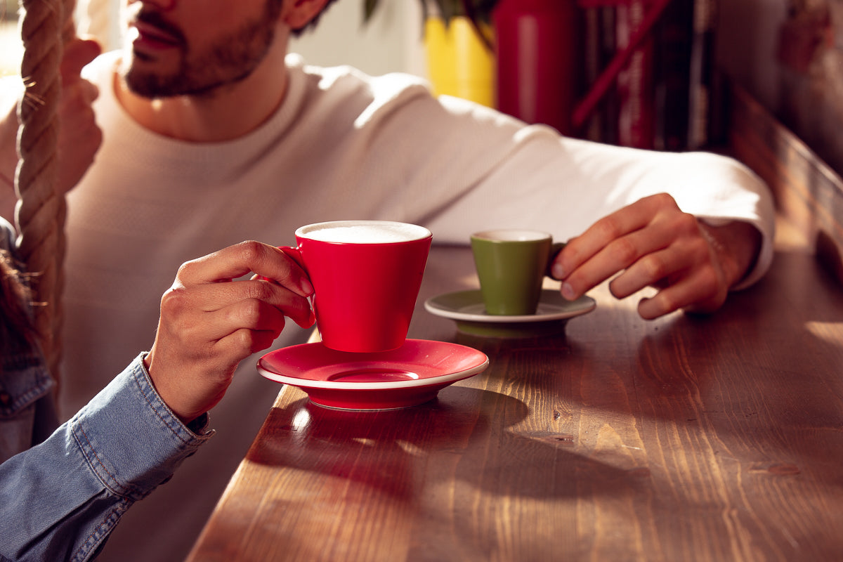 Nespresso Tazzine Caffè Vetro View Glass Collection Con Tazza Con