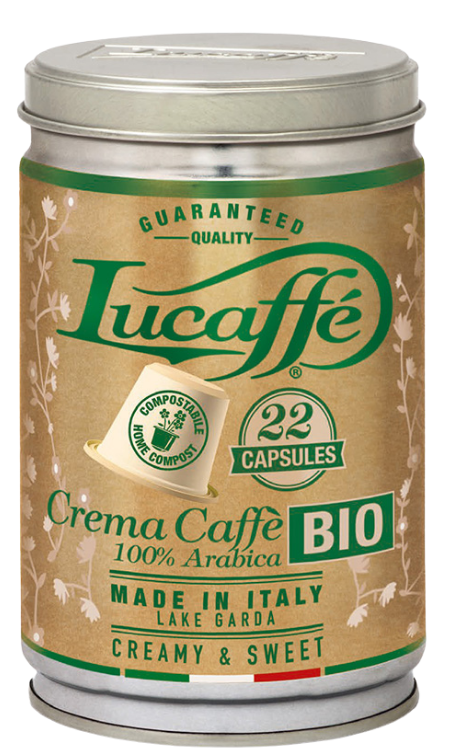 Lucaffè Crema Caffè Bio capsule compatibili con Nespresso®*
