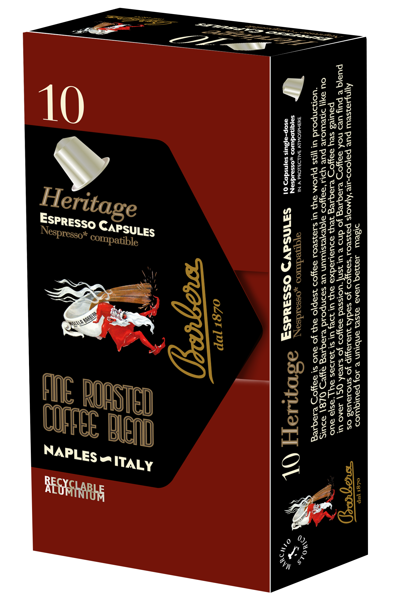 Barbera Heritage Capsule compatibili Nespresso®*