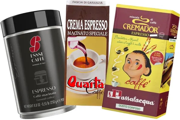 Set degustazione espresso per macchina con portafiltro