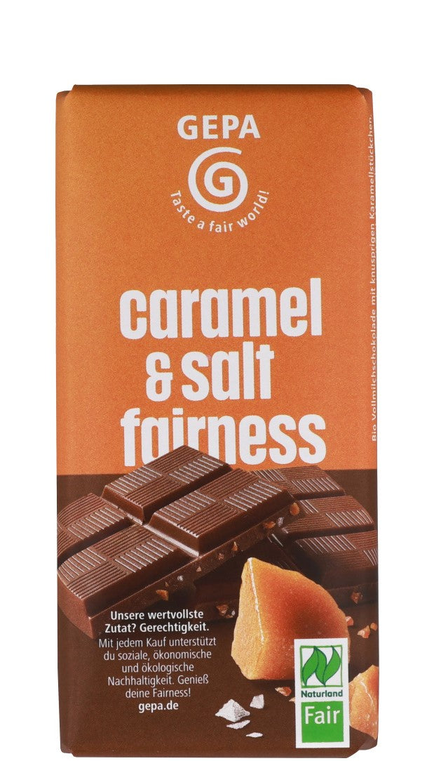 GEPA Cioccolato BIO al Caramello e Sale