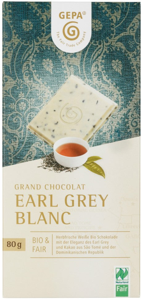 GEPA Cioccolato BIO Earl Grey Blanc