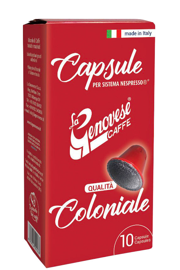 La Genovese Qualità Coloniale Capsule Compatibili Nespresso®*
