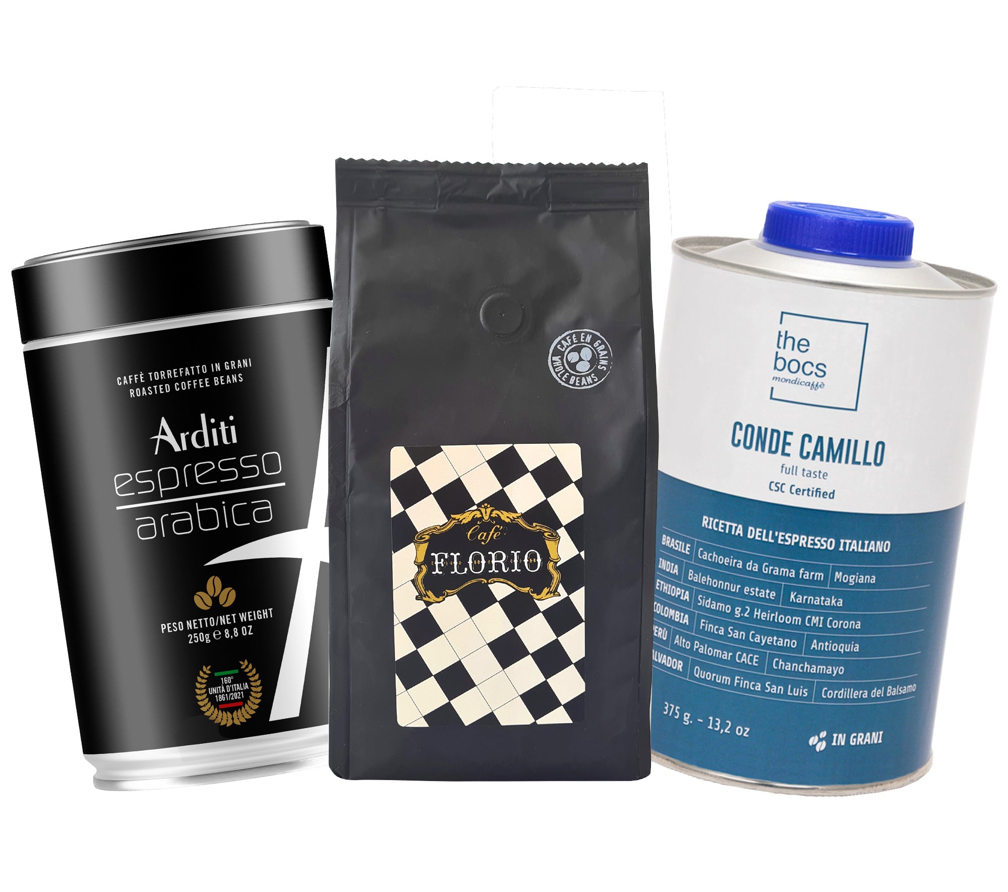 Set d`assaggio Espresso Puro 100% Arabica