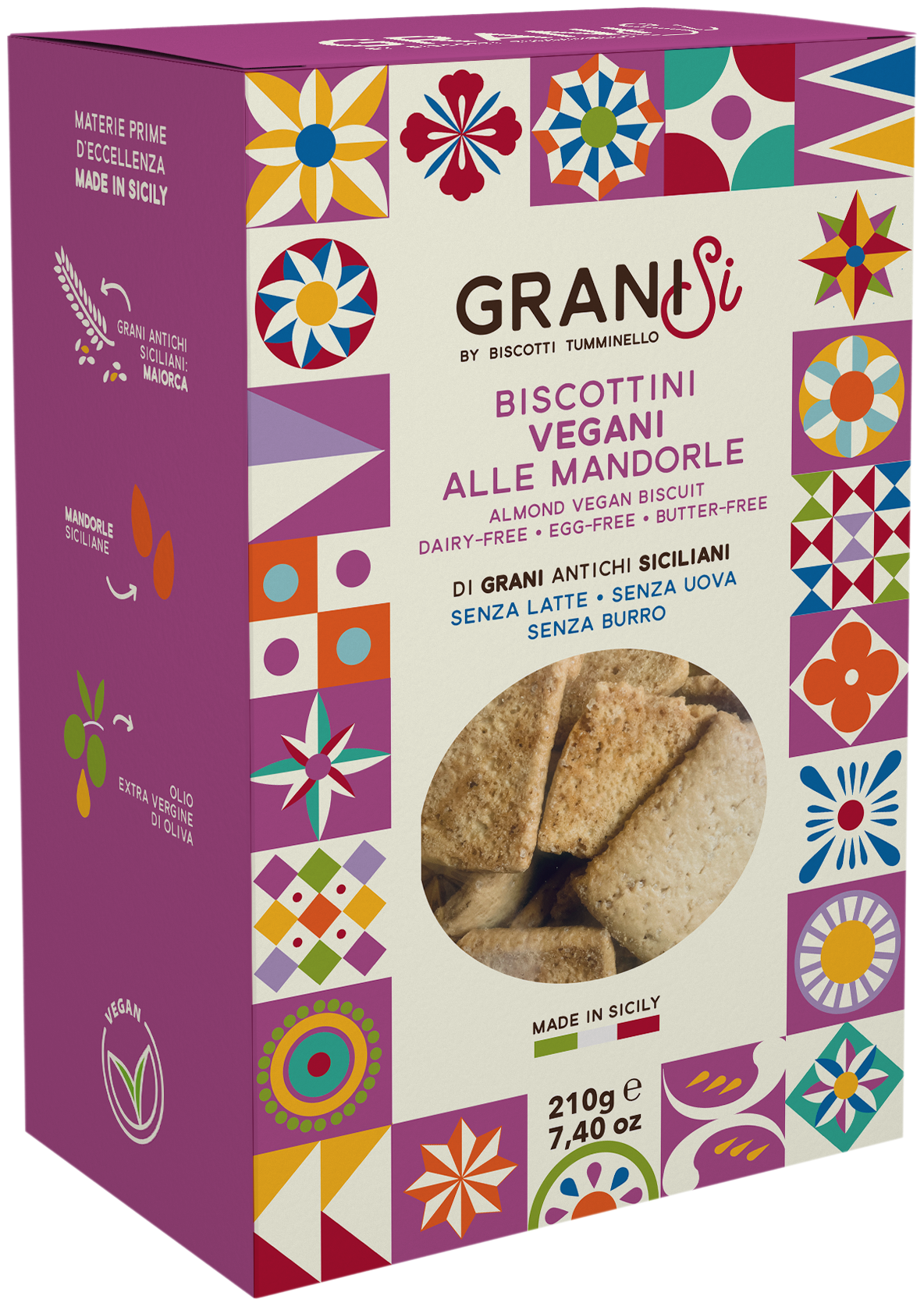 Tumminello Biscottini Vegani alle Mandorle