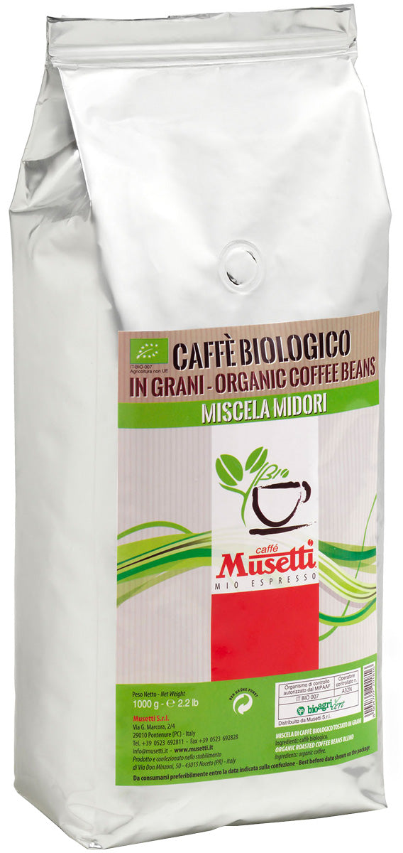 Musetti Miscela Midori Caffè Biologico