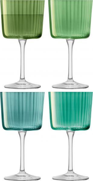 LSA Gems Set di bicchieri da vino Jade