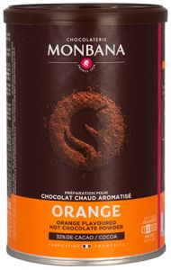 Monbana Trinkschokolade Orange | 250g Dose Monbana Trinkschokolade Orange | 250g Dose