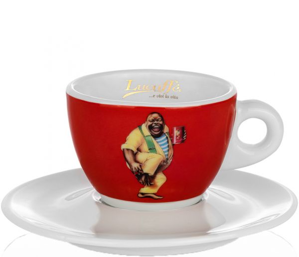 Lucaffe Cappuccinotasse rot