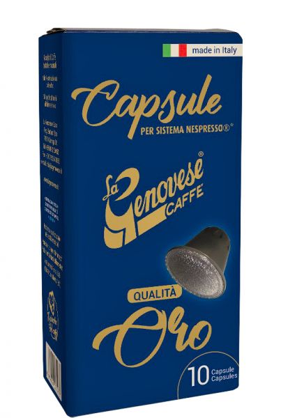 La Genovese Qualità Oro Capsule Compatibili Nespresso®*