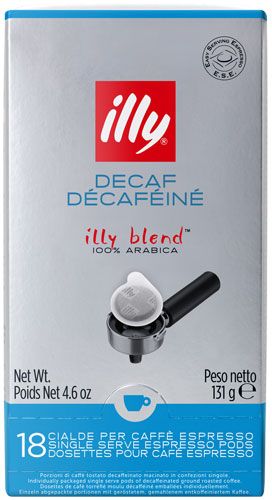 illy Cialde ESE Decaf  Il solito gusto di illy, ma » Decaffeinato «