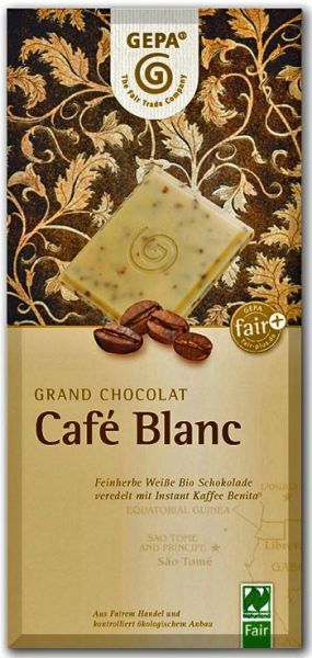 GEPA Cioccolato BIO Café Blanc