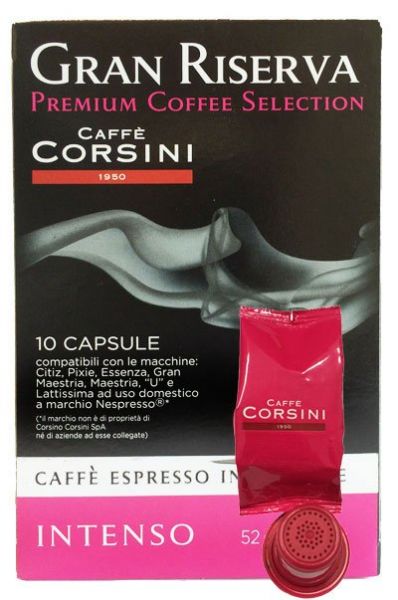 Corsini Gran Riserva Intenso 10 Capsule Compatibili Nespresso®*
