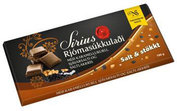 Noi Sirius Tavoletta di Cioccolato Caramello Sale Marino e Liquirizia Salata