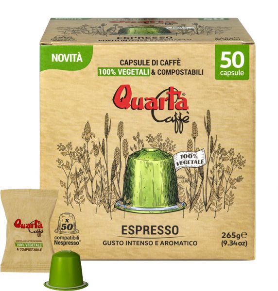 Quarta Caffè Espresso - Capsule compostabili