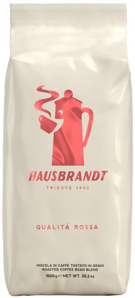 Hausbrandt Qualita Rossa 1000g Espressokaffee - ganze Bohne