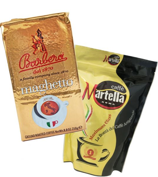 MOKA Duo Martella e Barbera 2 x 250g macinato