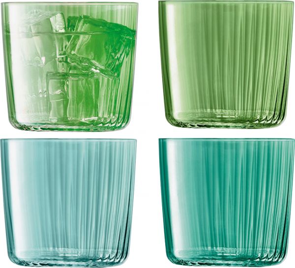 LSA Gems Set di Bicchieri Verde Giada