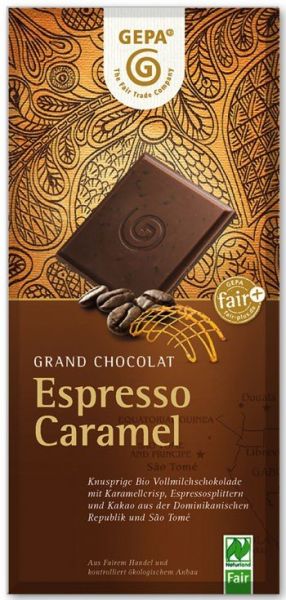 GEPA Cioccolato BIO Espresso Caramel