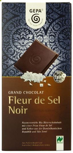 GEPA Cioccolato BIO Fleur de Sel Noir