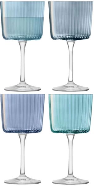LSA Gems Set di bicchieri da vino Sapphire